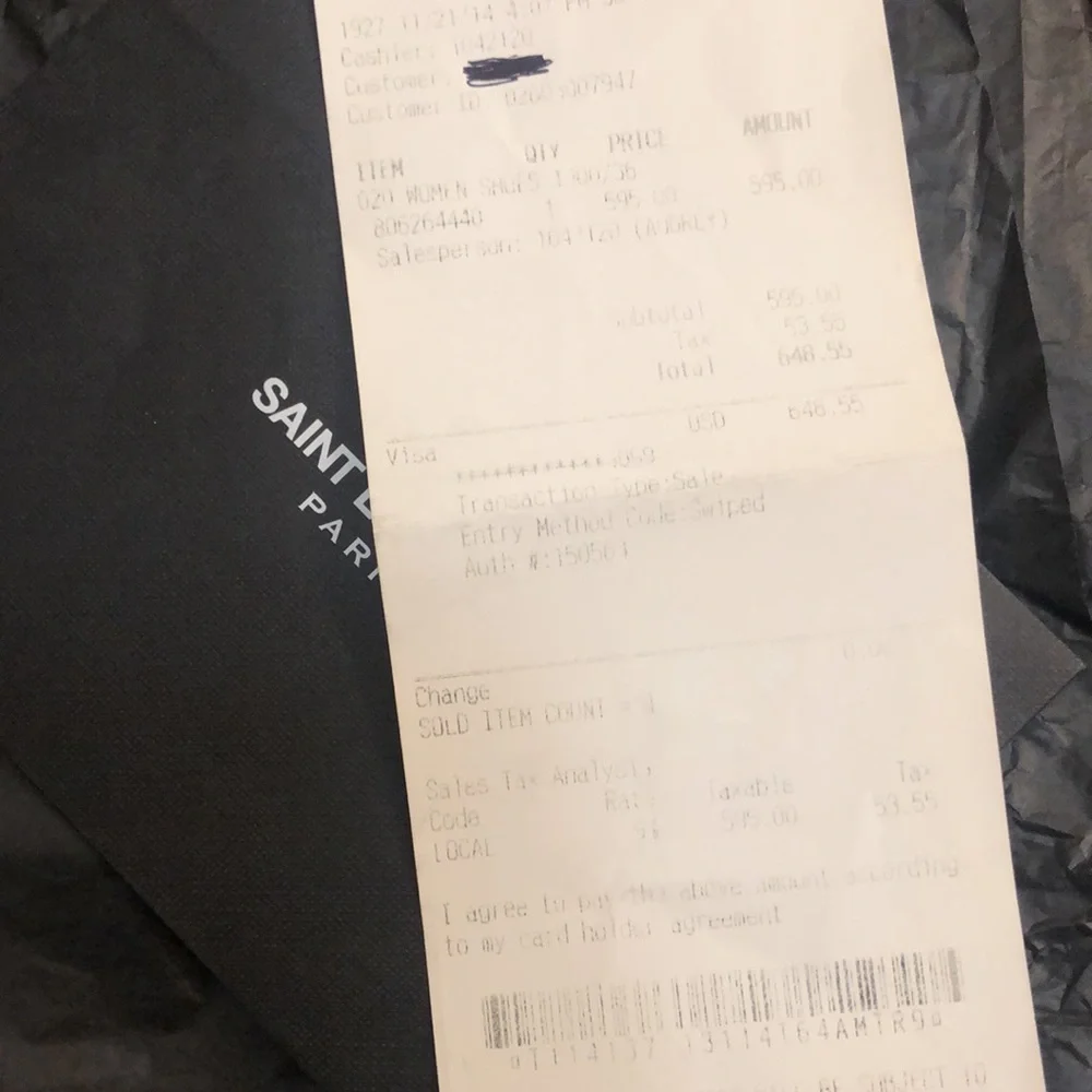 NEW IN BOX Saint Laurent Patent Leather High heels - Picture 8 of 8